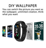 NNEOBA Smart Fitness Bracelet Watch Black